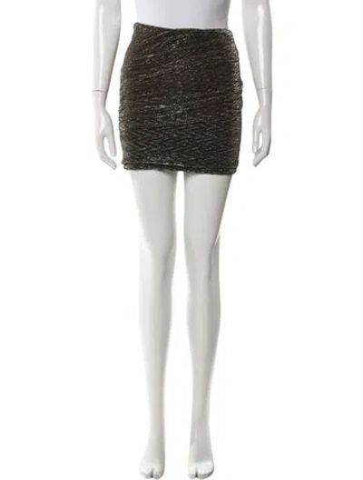 Pre-owned Iro Pleated Accents Mini Skirt