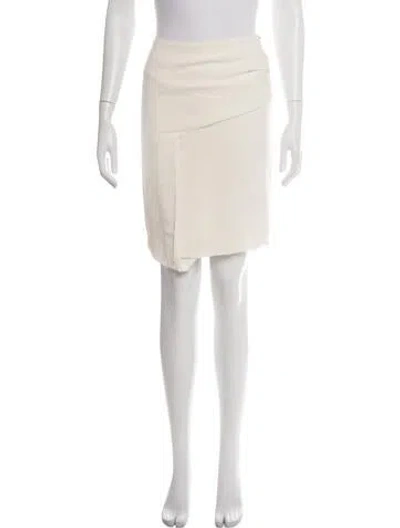 Pre-owned Iro Pleated Accents Mini Skirt In Neutrals