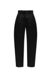 Iro Pleated Casual Pants In Black