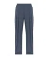 Iro Check-pattern Pleated Trousers In Blue