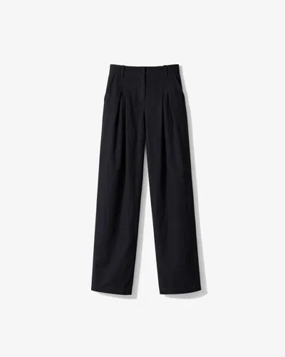 Iro Pleated High-waist Jeans In Black