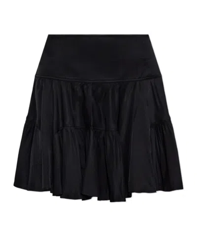 Iro Pleated Midi Skirt In Black
