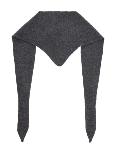Iro Point-end Scarf In Gray