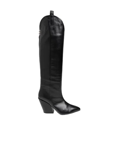 Iro Pointed Boots In Black