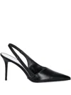 Iro Pointed Slingback Pumps In Schwarz