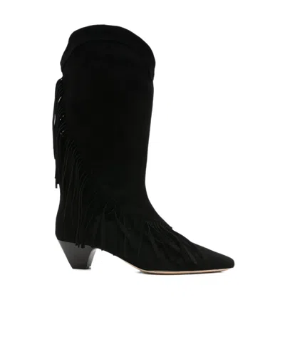 Iro Pointed-toe Ankle Boots In Black