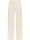 Iro Womens  Polina Cargo-pocket Cotton-blend Trousers In Neutrals