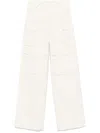 Iro Polina Cotton Blend Trousers In Neutrals