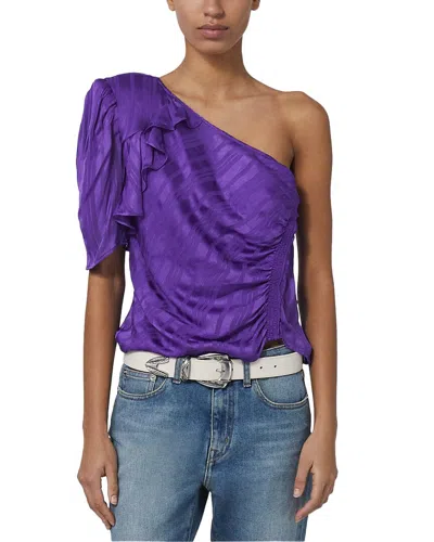 Iro Polk Top In Purple