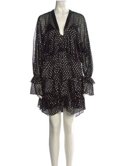 Pre-owned Iro Polka Dot Print Mini Dress In Multi