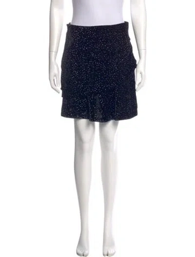 Pre-owned Iro Polka Dot Print Mini Skirt In Multi