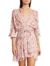 Iro Pommie Mini Dress In Pink In Pink