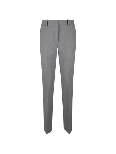 Iro Pressed-crease Tailored Trousers In Gray