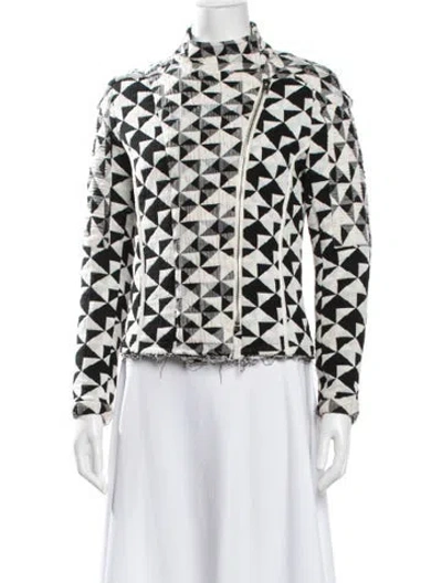 Pre-owned Iro Printed Biker Jacket In Multi