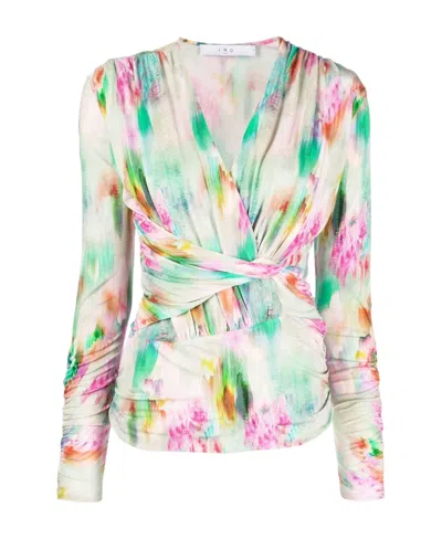 IRO PRINTED BLOUSE