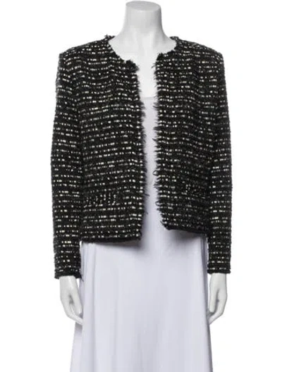Pre-owned Iro Printed Evening Jacket In Black