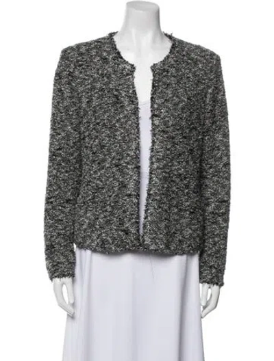 Pre-owned Iro Printed Evening Jacket In Black