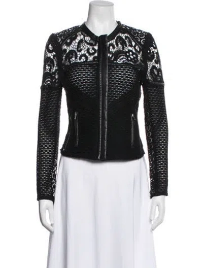 Pre-owned Iro Printed Evening Jacket In Black