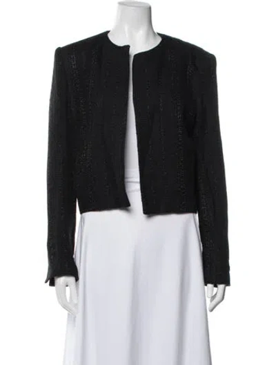 Pre-owned Iro Printed Evening Jacket In Black