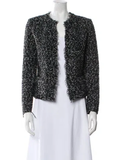 Pre-owned Iro Printed Evening Jacket In Blue