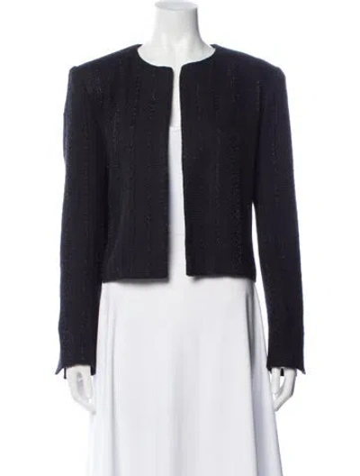 Pre-owned Iro Printed Evening Jacket In Blue