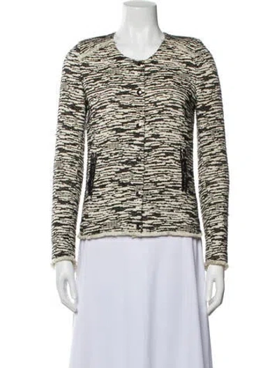 Pre-owned Iro Printed Evening Jacket In Neutral