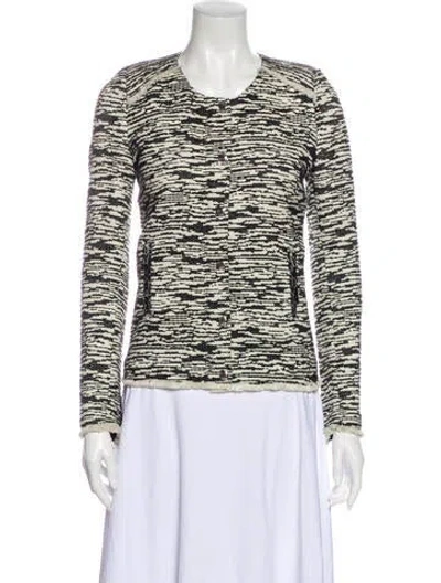Pre-owned Iro Printed Evening Jacket In Neutral
