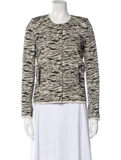 Pre-owned Iro Printed Evening Jacket In Neutral