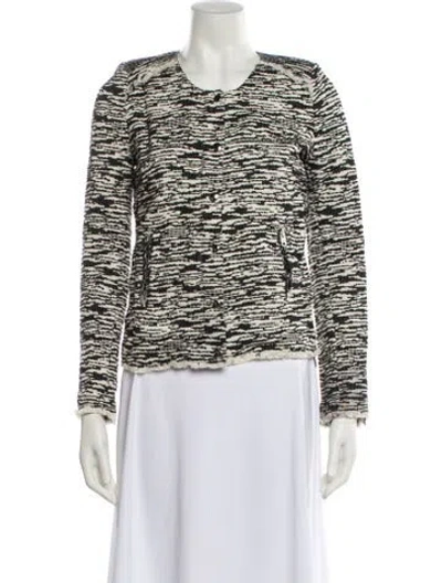 Pre-owned Iro Printed Evening Jacket In Neutral