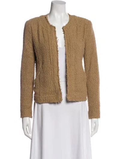 Pre-owned Iro Printed Evening Jacket In Neutral