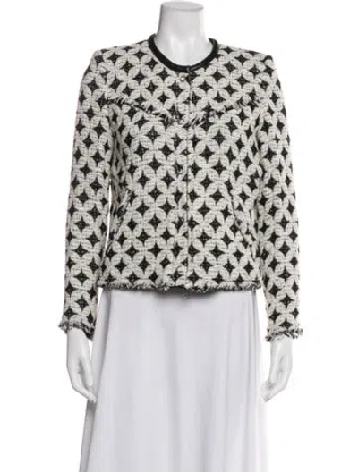 Pre-owned Iro Printed Evening Jacket In Neutral