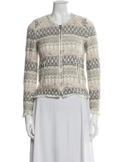 Pre-owned Iro Printed Jacket In Neutral