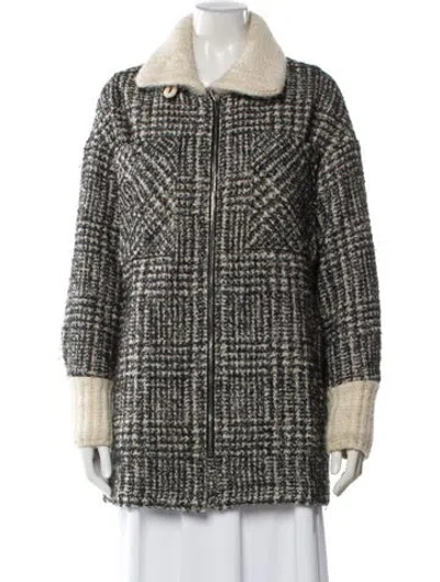 Pre-owned Iro Printed Jacket In Neutral