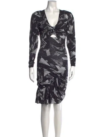 Pre-owned Iro Printed Knee-length Dress In Multi