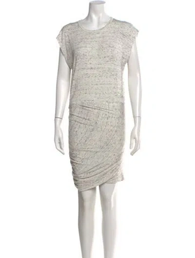 Pre-owned Iro Printed Knee-length Dress In White