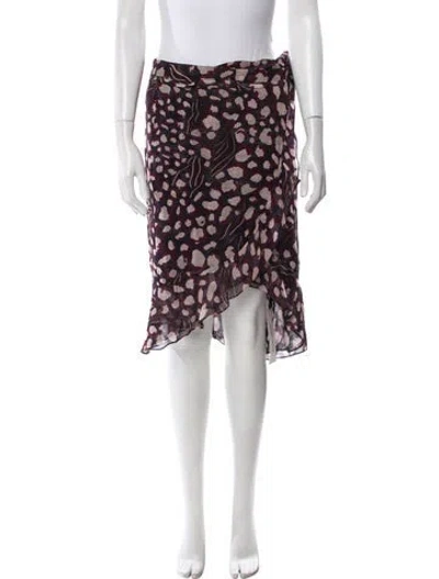 Pre-owned Iro Printed Knee-length Skirt