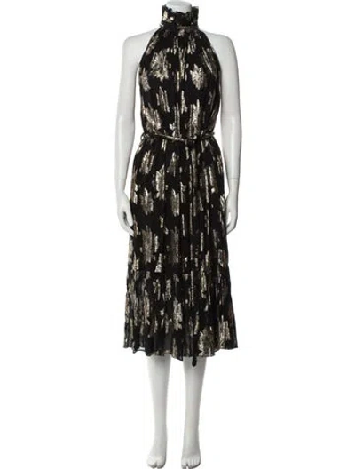 Pre-owned Iro Printed Long Dress In Multi