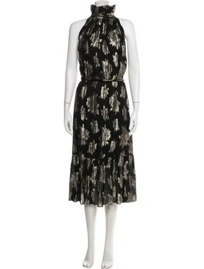 Pre-owned Iro Printed Midi Length Dress In Multi