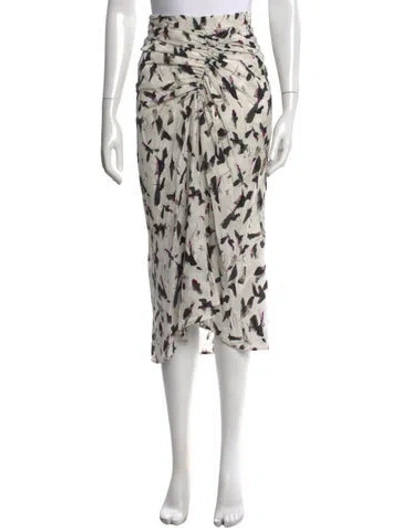 Pre-owned Iro Printed Midi Length Skirt In Multi