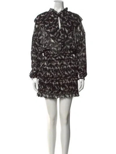 Pre-owned Iro Printed Mini Dress In Multi