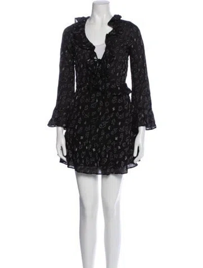 Pre-owned Iro Printed Mini Dress In Multi