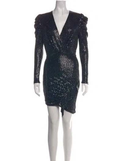 Pre-owned Iro Printed Mini Dress In Multicolor