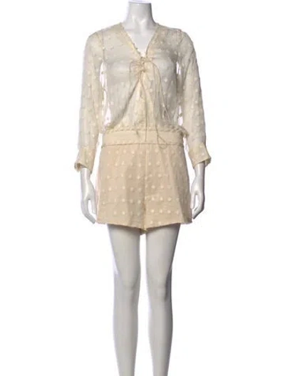 Pre-owned Iro Printed Mini Dress In Neutrals
