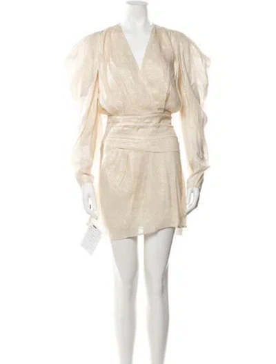 Pre-owned Iro Printed Mini Dress W/ Tags