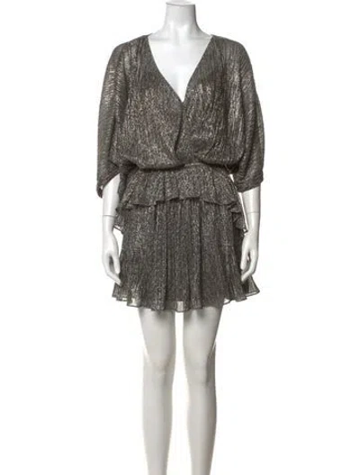 Pre-owned Iro Printed Mini Dress W/ Tags