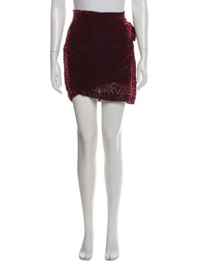 Pre-owned Iro Printed Mini Skirt In Multi