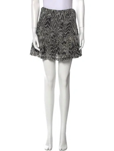 Pre-owned Iro Printed Mini Skirt In Multi