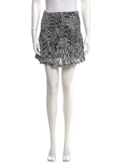 Pre-owned Iro Printed Mini Skirt In Multi