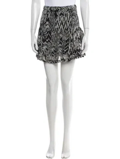 Pre-owned Iro Printed Mini Skirt In Multi