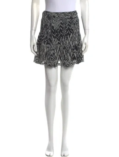 Pre-owned Iro Printed Mini Skirt In Multi